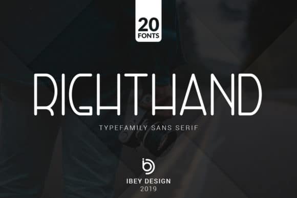 Righthand Family Font 1