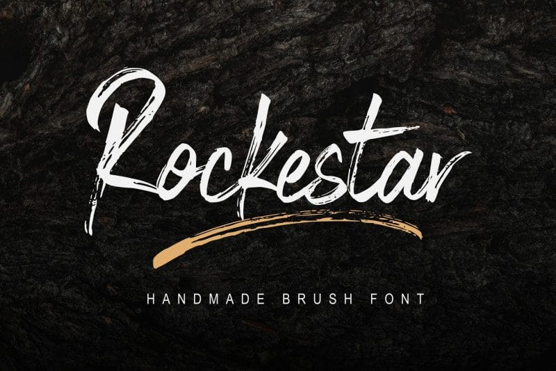 Rockestar Brush Font