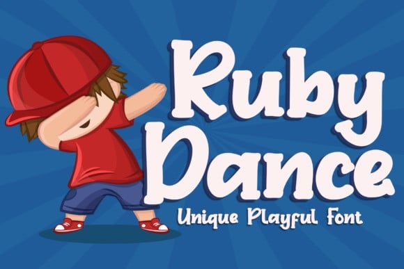 Ruby Dance Display Font
