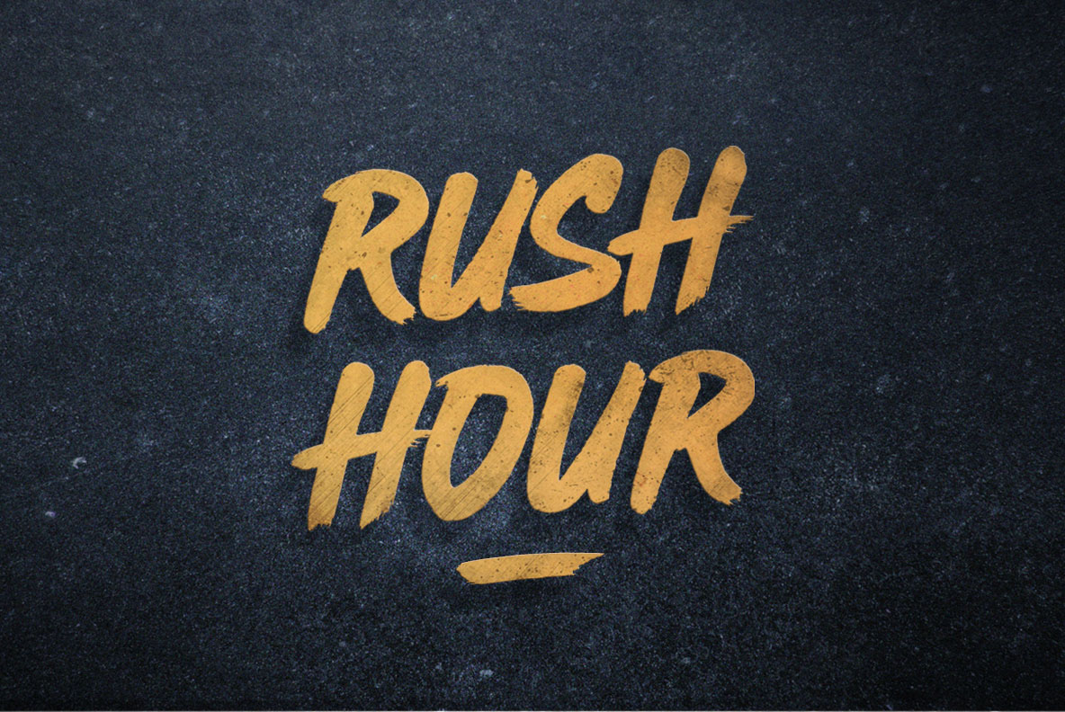 Rush Hour Font