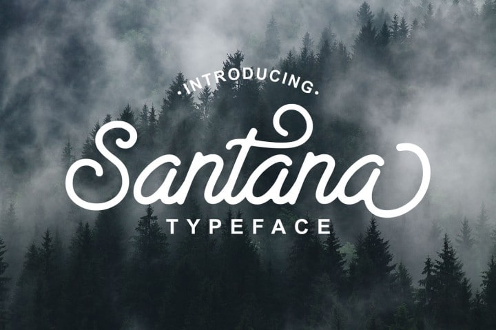 Santana Script Font
