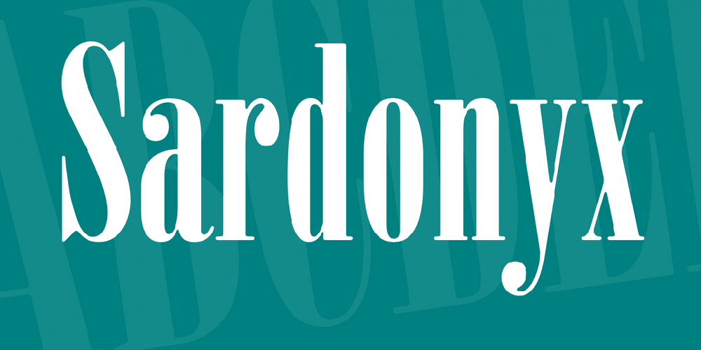 Sardonyx Font