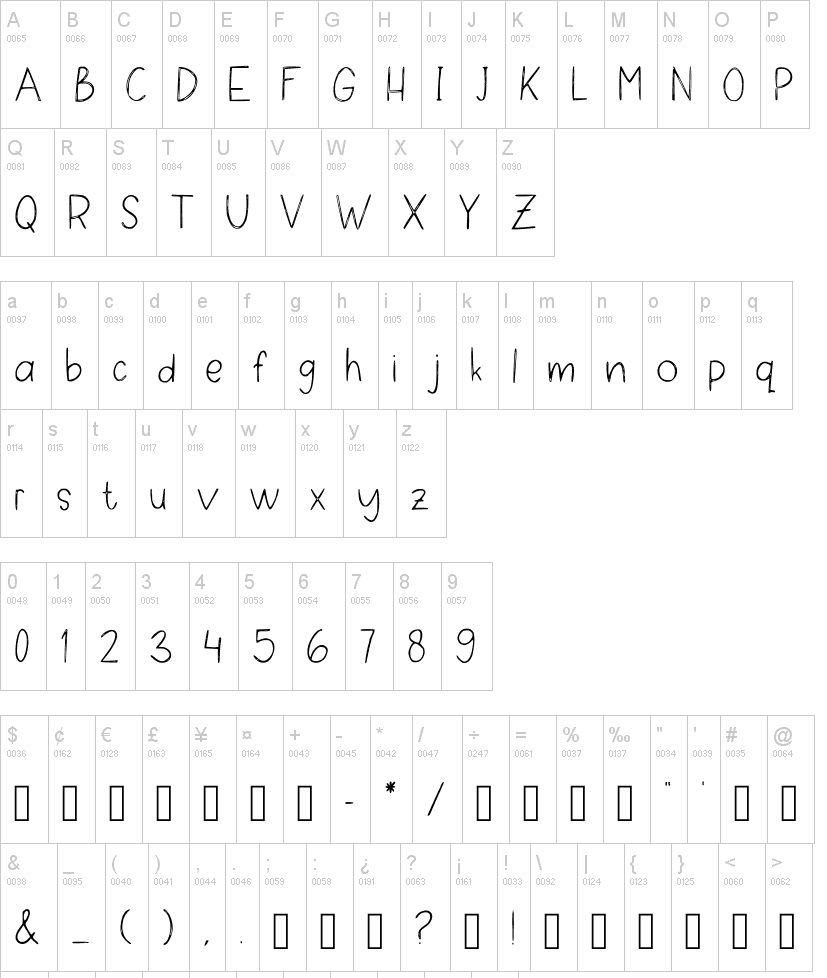 School Build Script Font