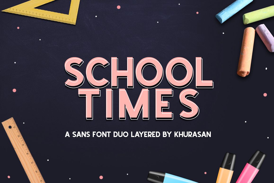 School Times Sans Font