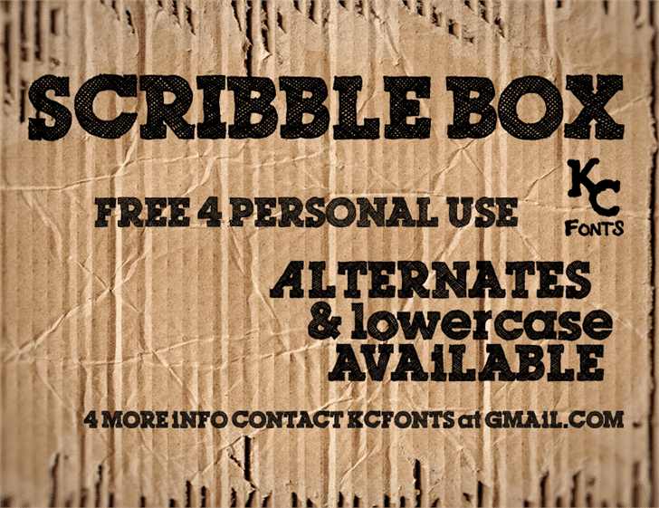 Scribble Box Font