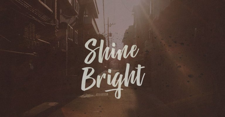Shine Bright Brush Font