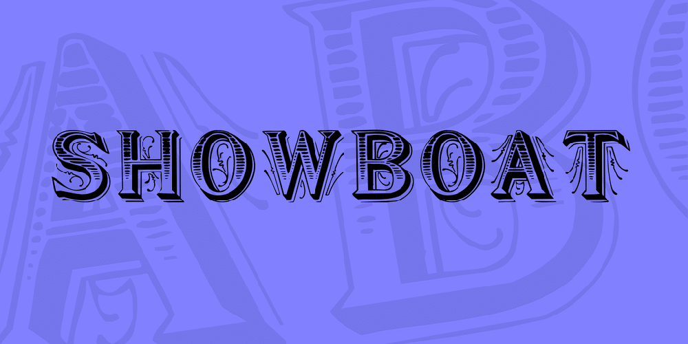 Showboat Font