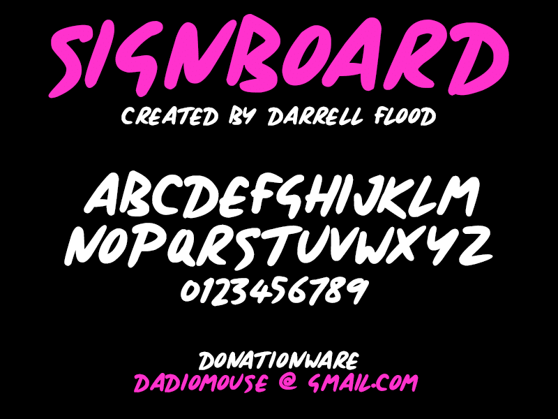 Signboard Font