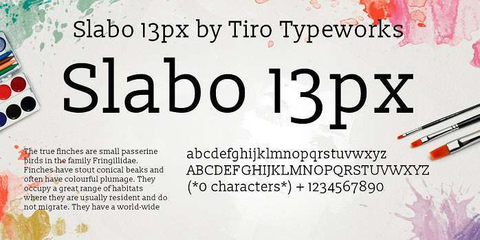 Slabo px Font