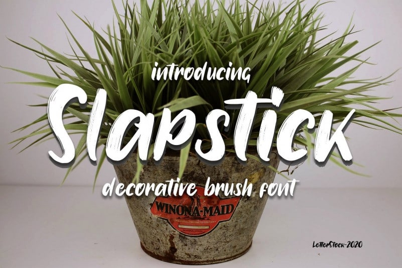 Slapstick Brush Font