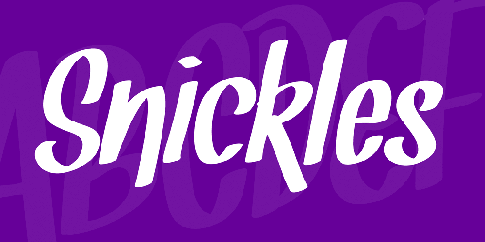 Snickles Font