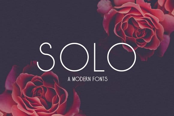 Solo Sans Serif Font