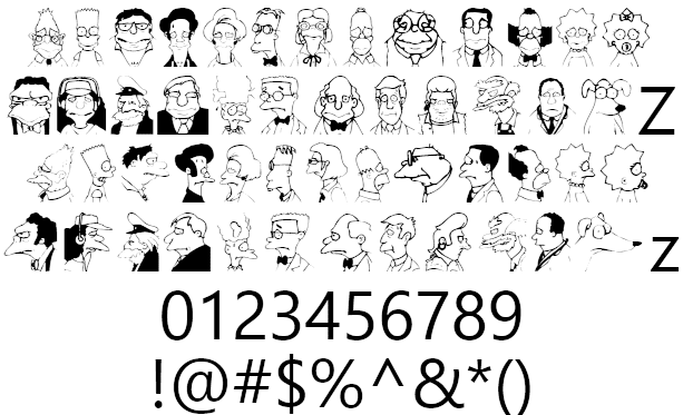 Springfield Mugshot Font