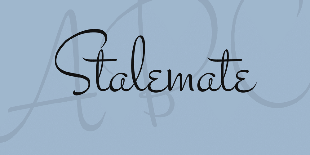 Stalemate Font