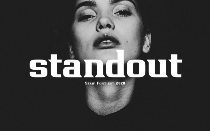 Standout Serif Font