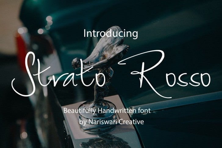 Strato Rosso Script Font