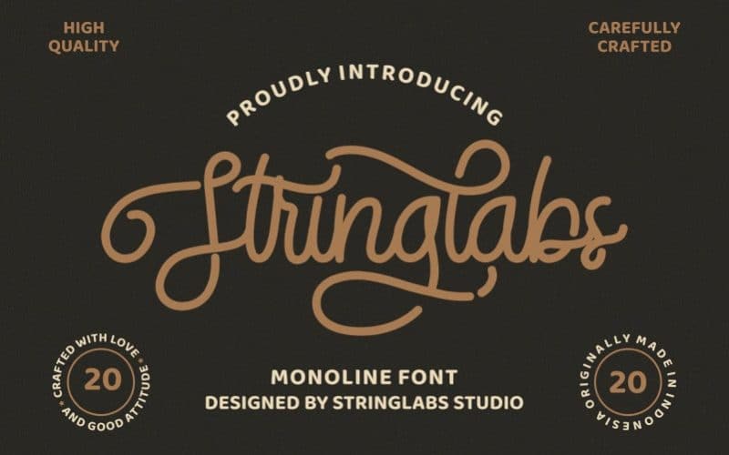 StringLabs Script Font