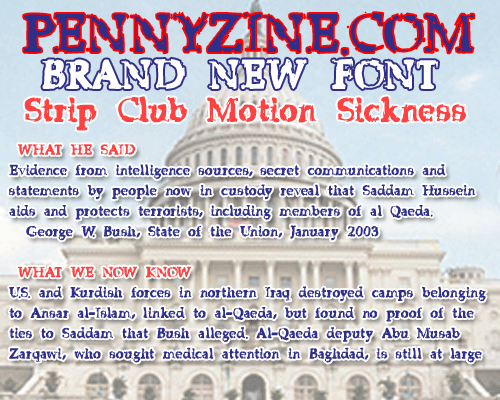 Strip Club Motion Sickness Font