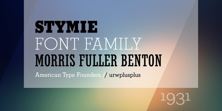 Stymie Font