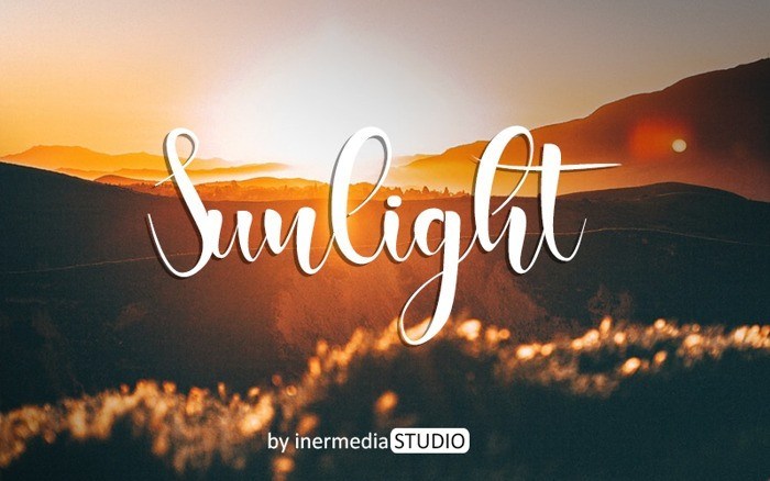 Sunlight Script Font