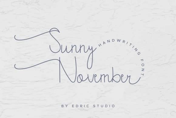 Sunny November Font