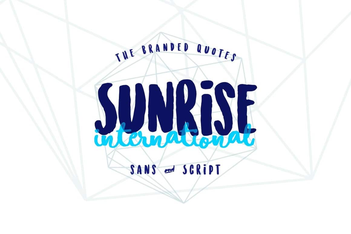 Sunrise International Font