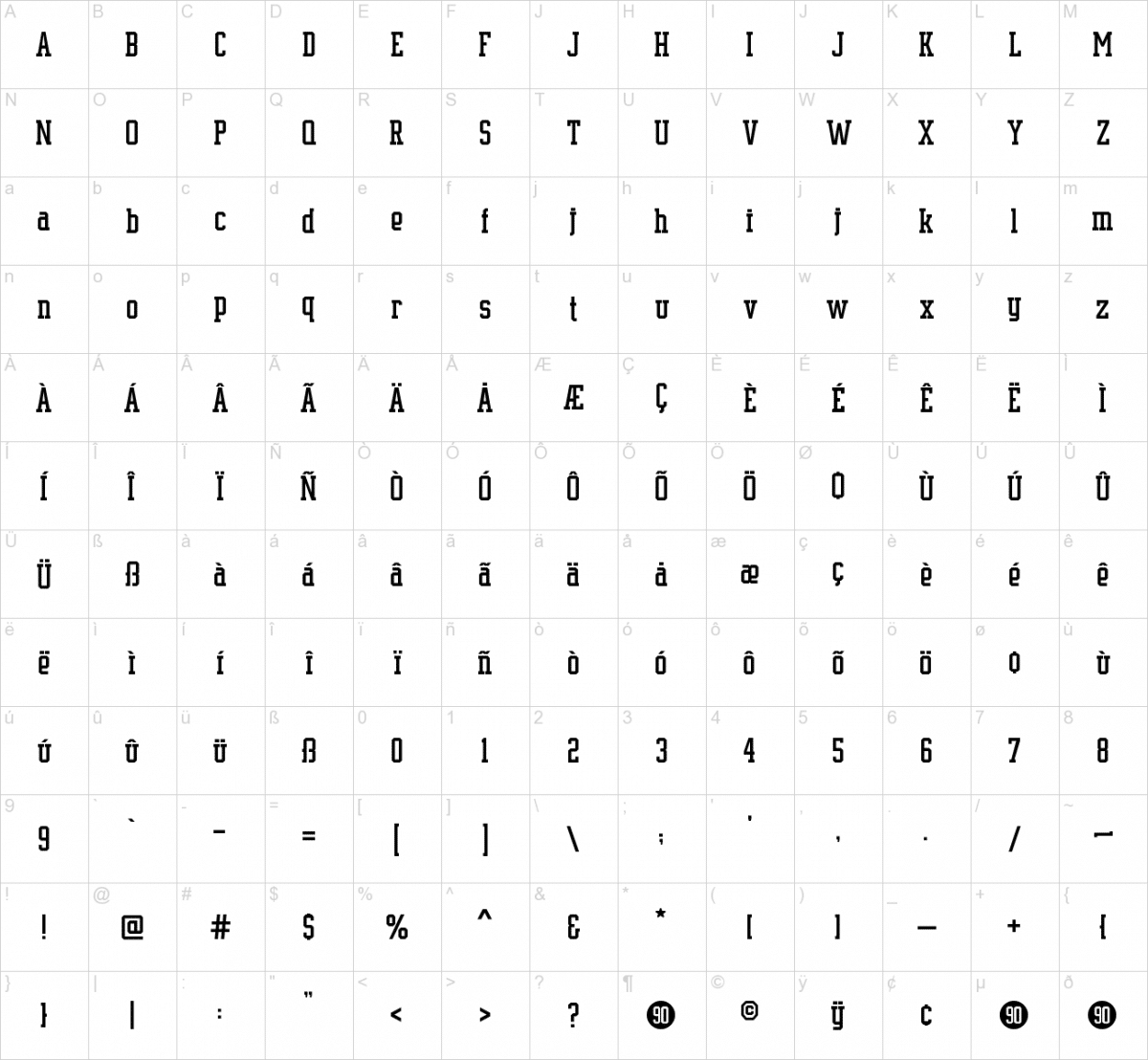 Supreme BW Font Family