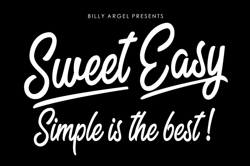 Sweet Easy Script Font