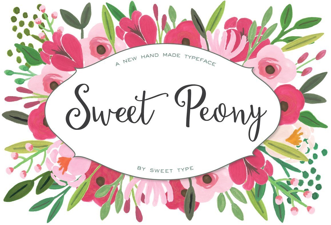 Sweet Peony Font