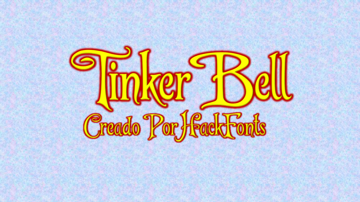 TINKERBELL FONT FONT