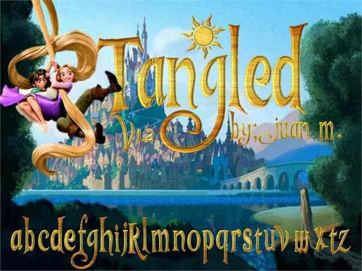 Tangled v. Font