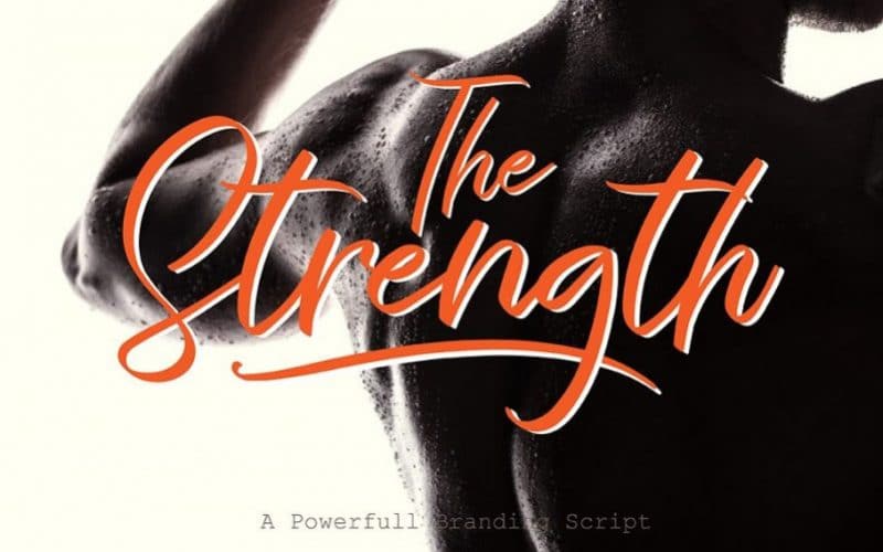 The Strength Handwritten Font
