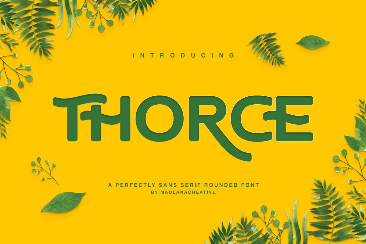 Thorce Rounded Sans Font