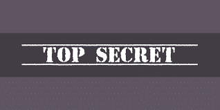 Top Secret Font
