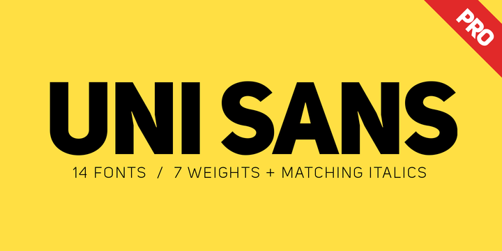 Uni Sans Font