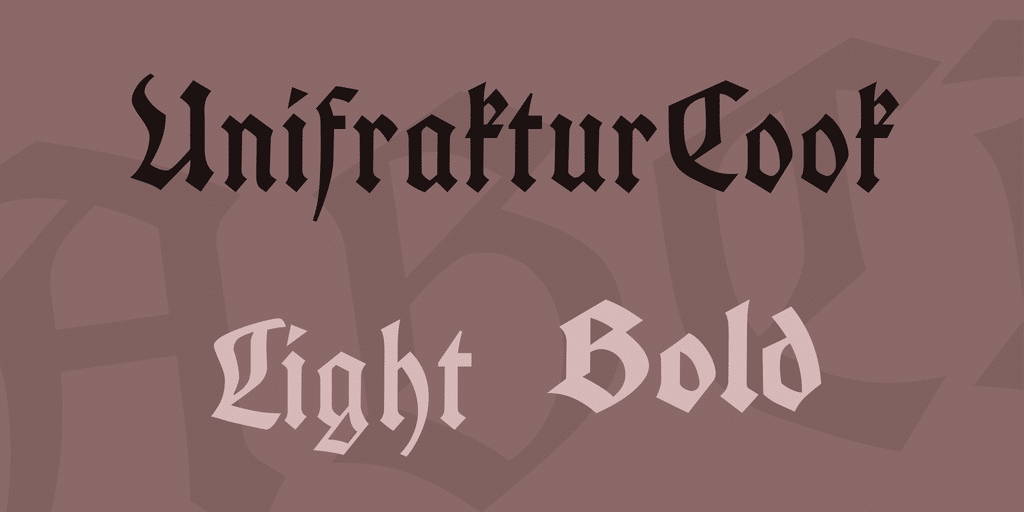 Unifrakturcook Font