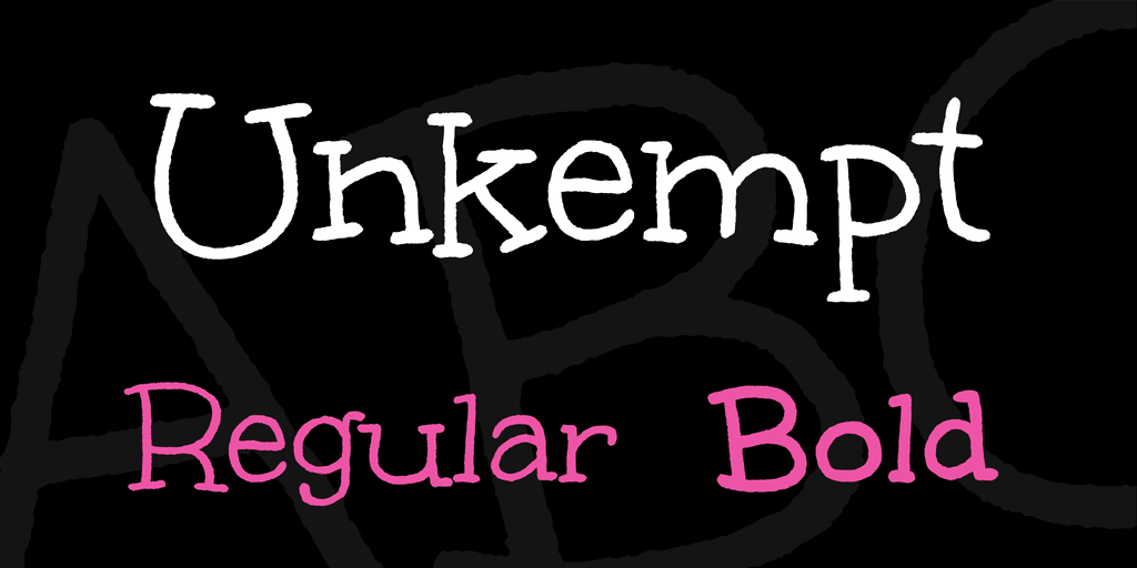 Unkempt Font Family