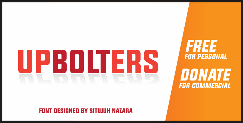 Upbolters Font