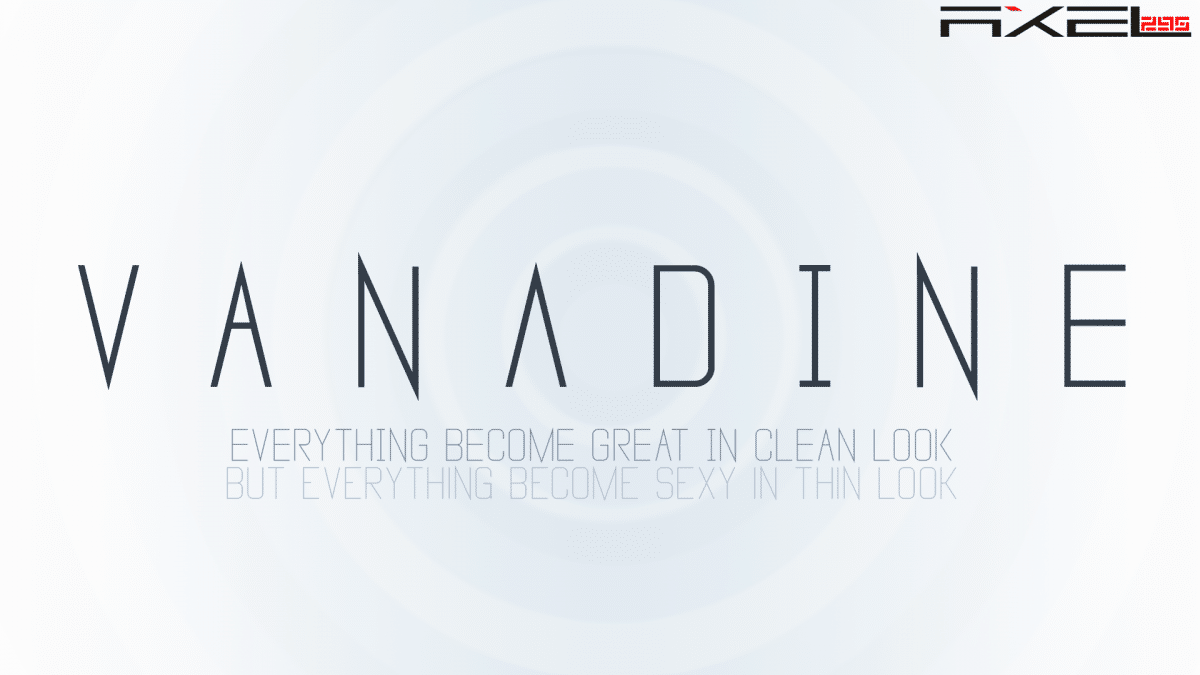 Vanadine font