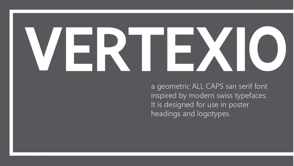Vertexio Font