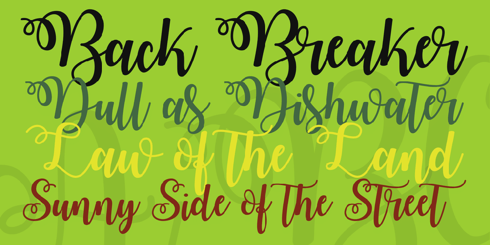 Watermelon Script Font