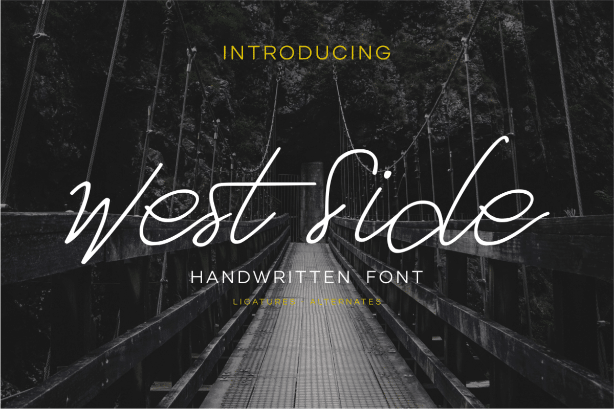 West Side Script Font