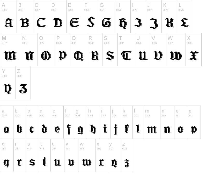 Westfalia Display Font