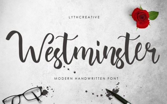 Westminster Script Font