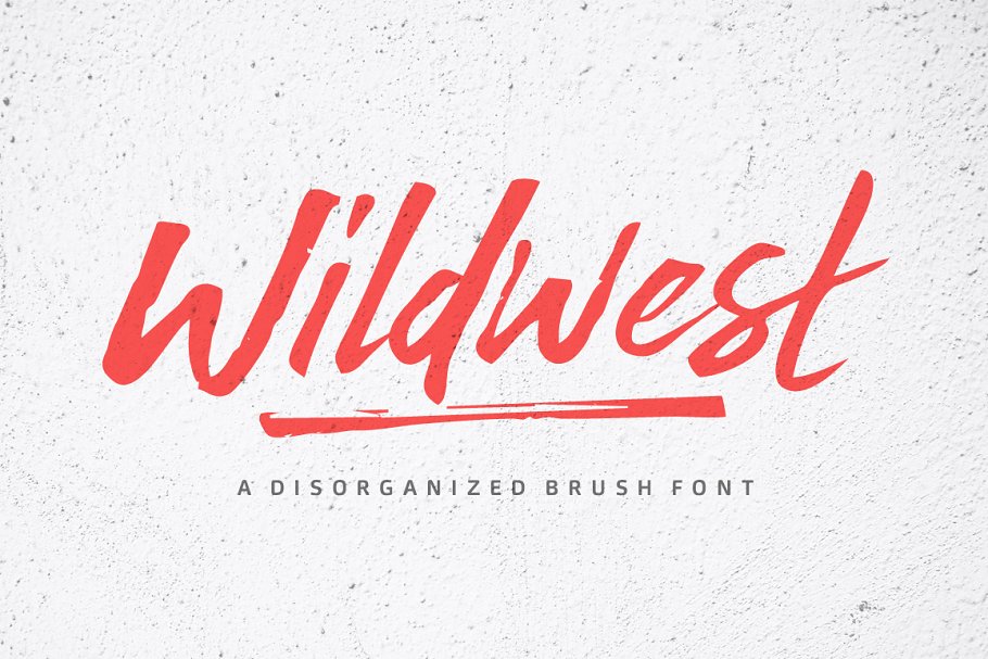 Wildwest Brush Font