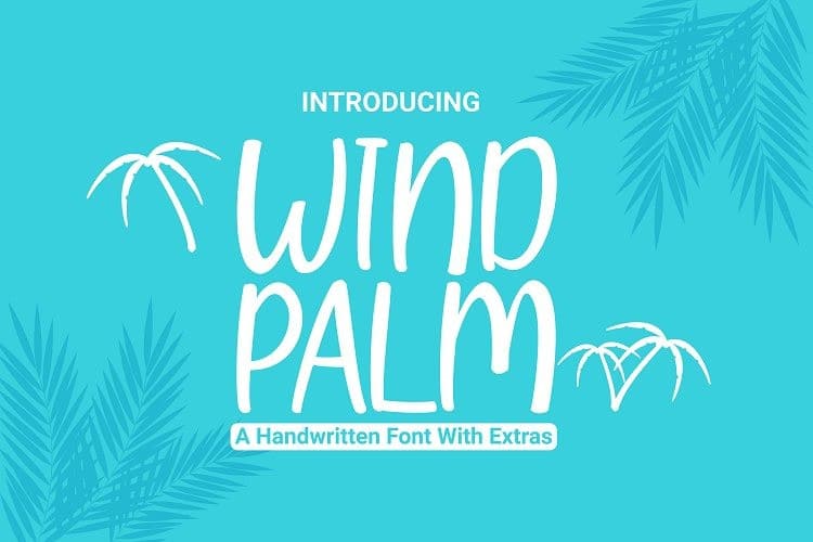 Wind Palm Script Font