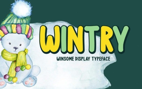 Wintry Display Font