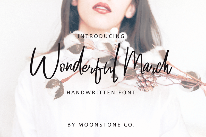 Wonderful March Handwritten Font