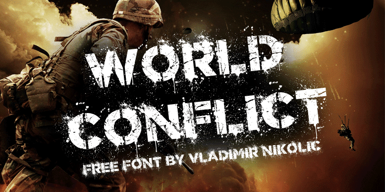 World Conflict Font