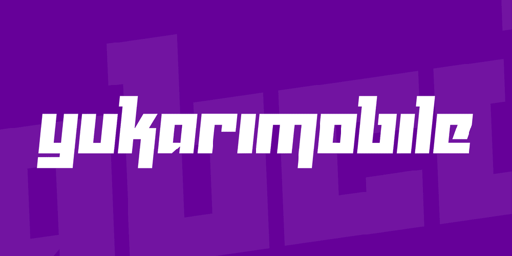 Yukarimobile Font